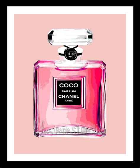 chanel perfume artwork|printable chanel wall art.